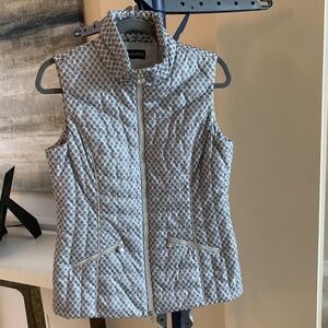 Golfino Gray Print Puffer Golf Vest sz 8
